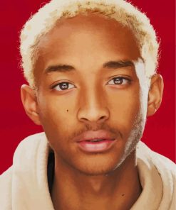 Jaden Smith With Blonde Hair paint by numbers