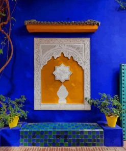 jardin majorelle museum paint by number