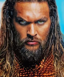 Jason Momoa Aquaman paint by number