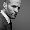 jason statham black and white paint by number