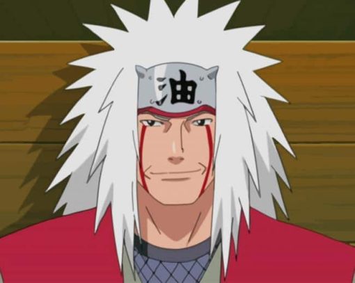 Jiraiya Naruto paint by numbers