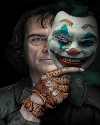 joaquin phoenix joker mask paint by number