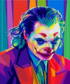 Jocker Pop Art paint by numbers