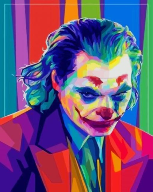 Jocker Pop Art paint by numbers