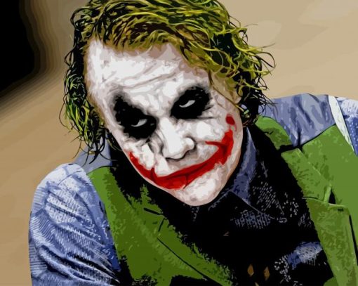 Jocker Sad paint by numbers