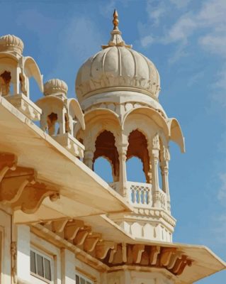 Jodhpur India paint by numbers