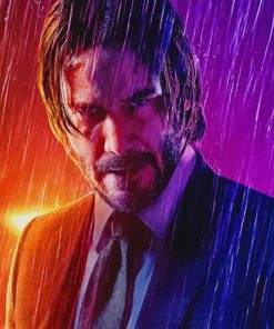 John Wick In Rain paint by number