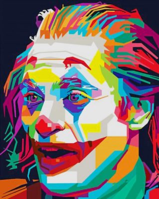 Joker Pop Art paint by numbers