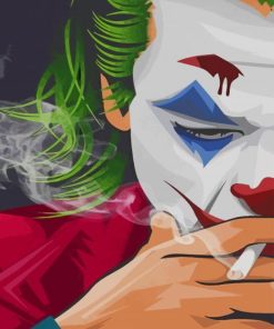 Joker Smoking paint by numbers