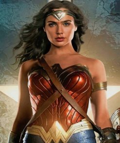 justice league wonder woman paint by number