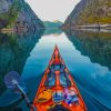 kayak In Beach Norway paint by numbers