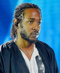 Black American Rapper Kendrick Lamar Paint By Numbers