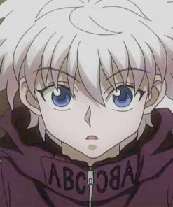 Killua Zoldyck Hunter X Hunter paint by numbers