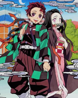 kimetsu No Yaiba Blu Ray paint by numbers