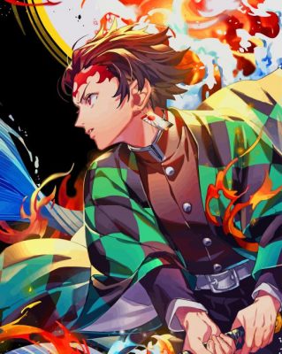 kimetsu No Yaiba paint by numbers