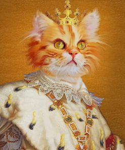 King Cat paint by numbers