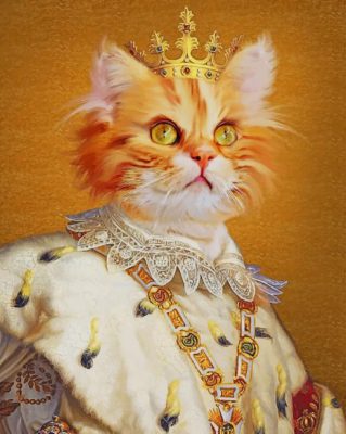 King Cat paint by numbers