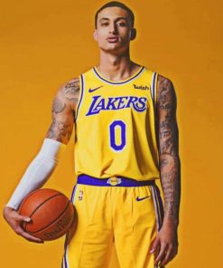 kyle kuzma NBA paint by numbers