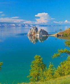 Lake Baikal paint by numbers