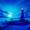 Lighthouse Illustration paint by number