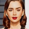 Lily Collins Paint By Numbers