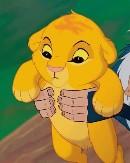 Lion King paint by numbers