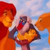 Lion king Simba Nala and Rafiki paint by numbers