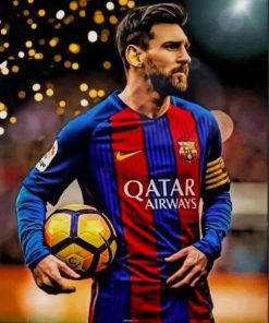 lionel messi paint by number