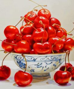 Lovely Cherries paint by number