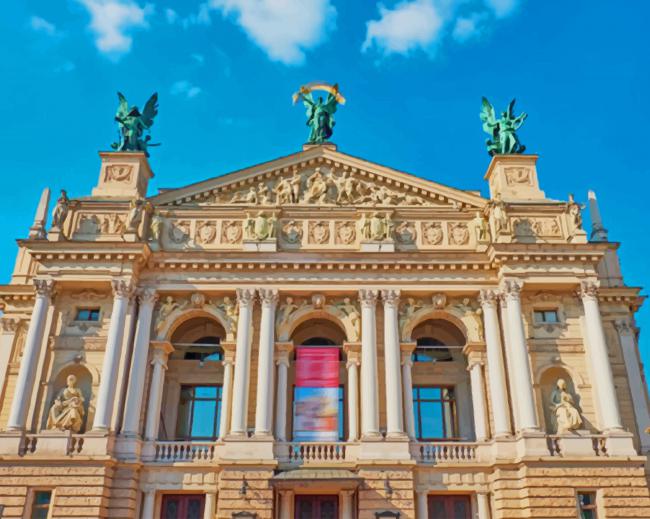 lviv national university ukraine paint by numbers