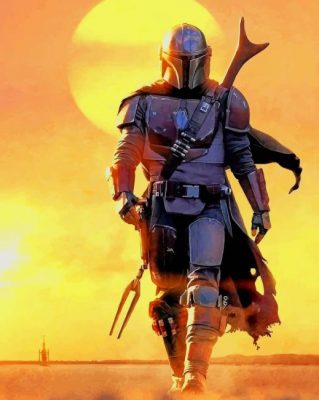 mandalorian paint by number