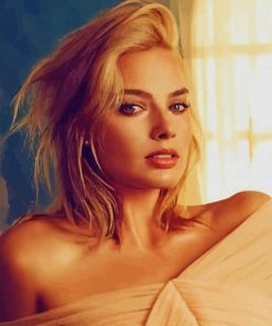 Margot Robbie Vogue Magazine paint by number