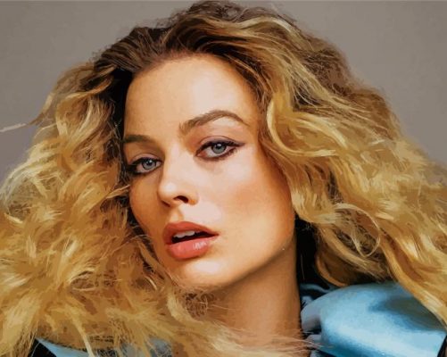 Margot Robbie Vogue paint by number