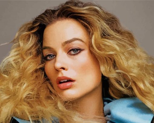 Margot Robbie Vogue paint by number
