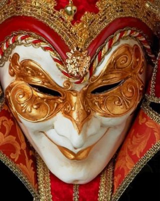 Maschera Veneziana Jocker paint By numbers