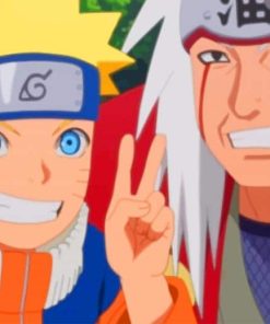 Master Jiraiya and Aaruto paint by numbers