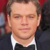 Matt Damon American Actor paint by numbers