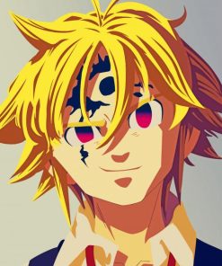 Meliodas paint by numbers