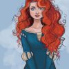 Merida Disney Princess paint by numbers