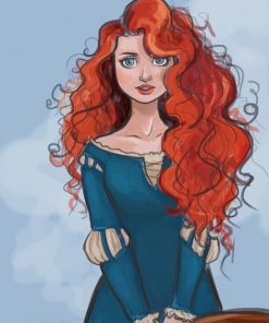 Merida Disney Princess paint by numbers