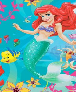 Mermaid Ariel paint by numbers