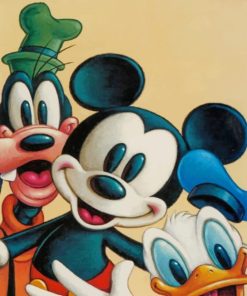 Mickey and Her Friends paint by numbers