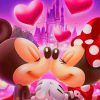 Mickey Mouse And Minnie Couple paint by numbers