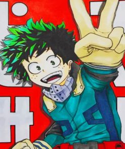 Midoriya Izuku paint by numbers