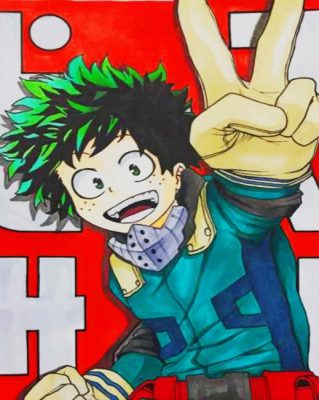 Midoriya Izuku paint by numbers