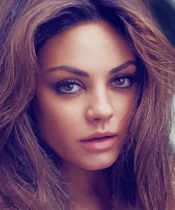 Mila Kunis Elle paint by number