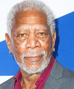 Morgan Freeman Actor paint by numbers