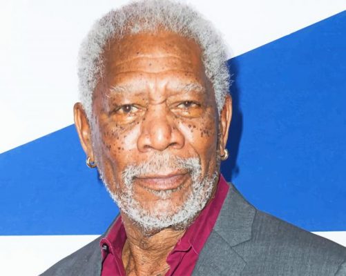 Morgan Freeman Actor paint by numbers