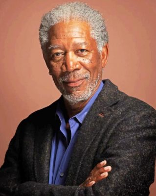 Morgan Freeman paint by numbers