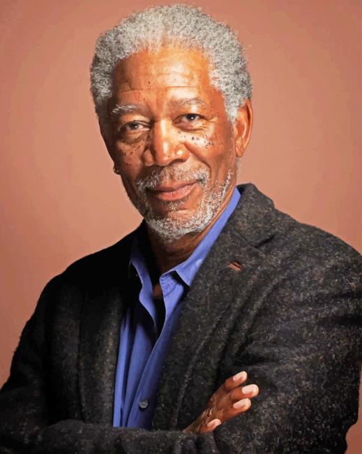 Morgan Freeman paint by numbers